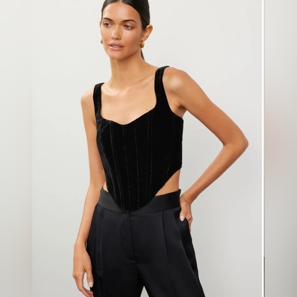 Bardot Tops - Bardot Fitted Corset Bustier Size 4